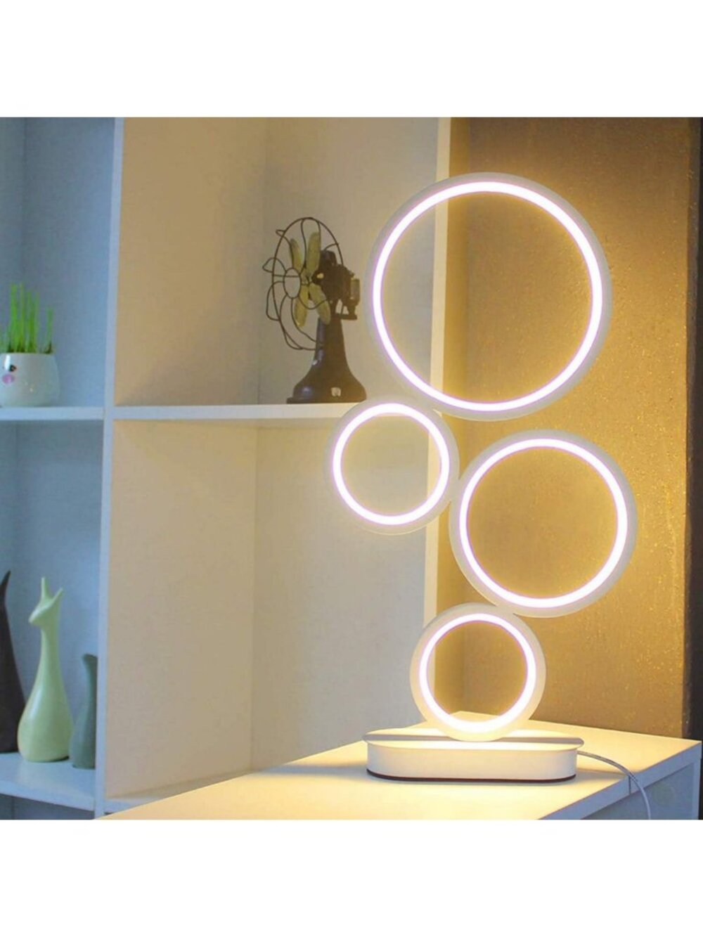 Modern Dimmable LED Table Lamp - 18W, 3 Color Modes for Bedroom, Living Room